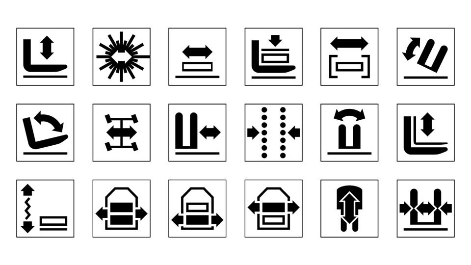 design icon pictograms symbols AGV E&K Automation